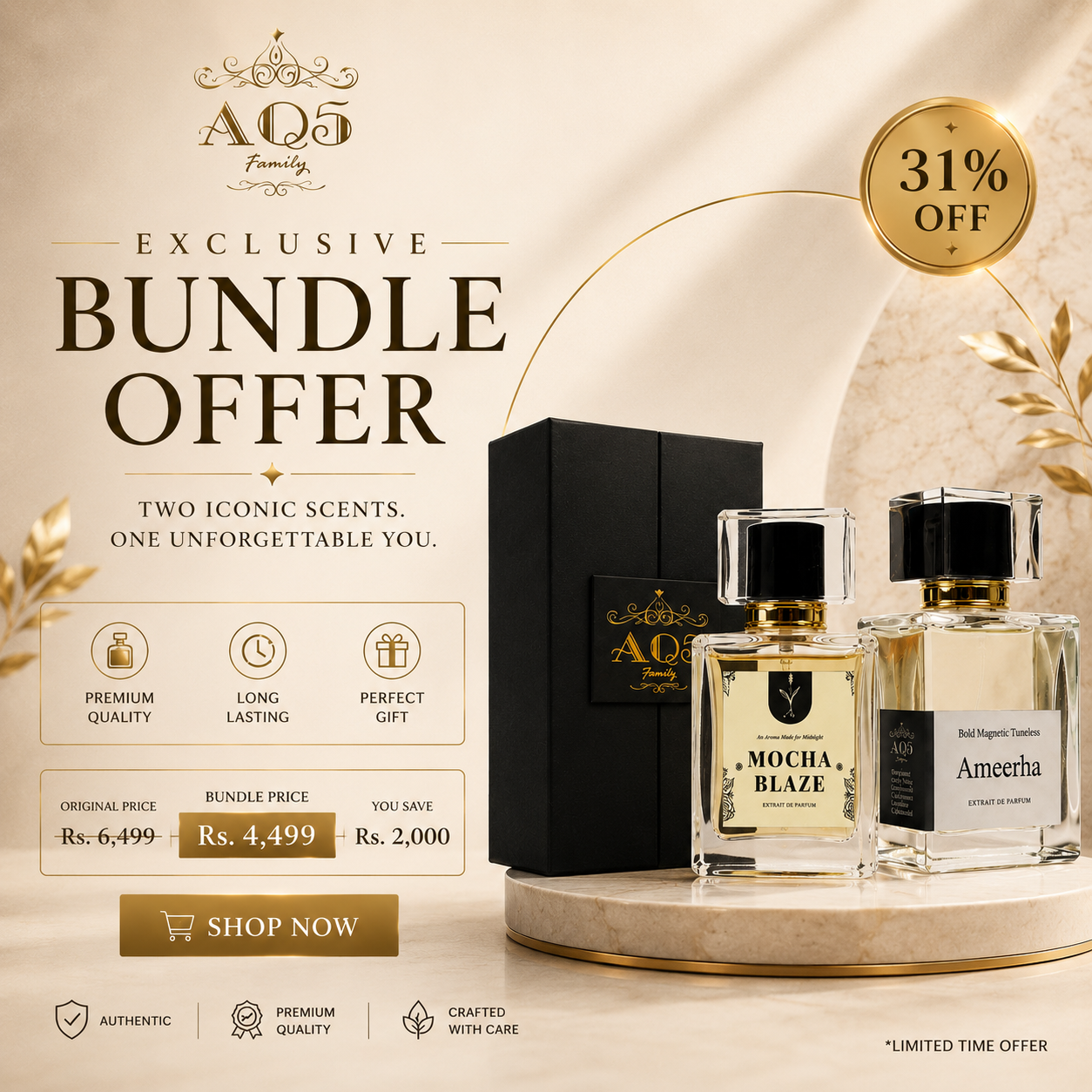 AQ5 Family Mocha Blaze & Ameerha Bundle Offer